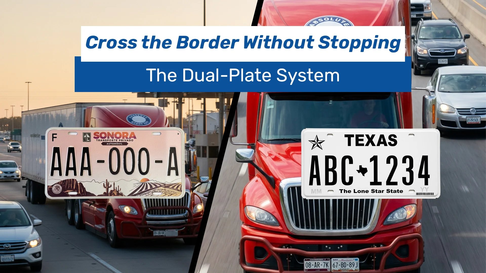Dual Plates: Crossing the Border Without Stopping Your Operation